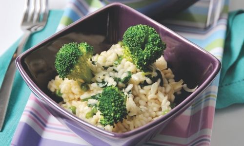 Green Vegetable Risotto With Eating Trees
